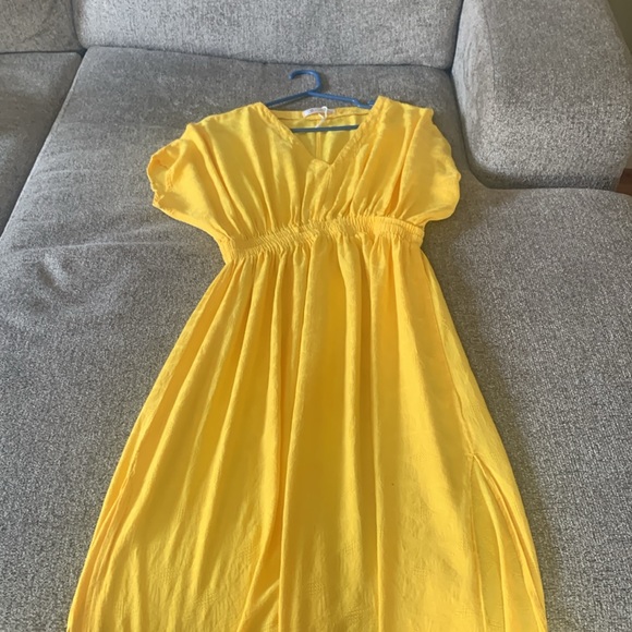 MIDI yellow cupshe dress - Picture 2 of 2